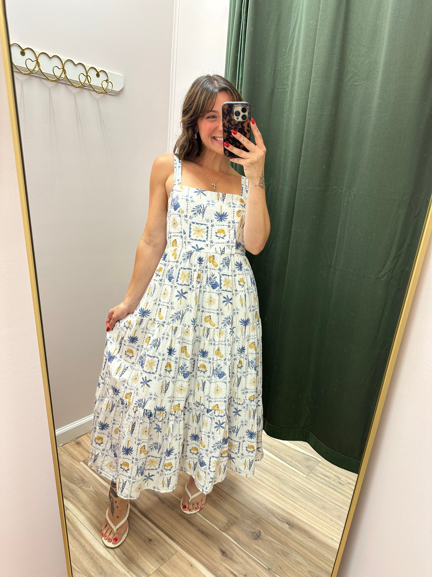 Santorini Sun Midi Dress