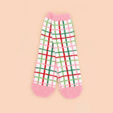 Nutcracker Plaid Dot Cozy Socks Set Dozen Pack
