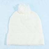 Christmas Reindeer Antler Pom Beanie