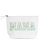 Audrey Mama Cosmetic Bag   White/Multi   10.25x6.75x3