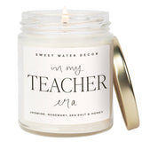 In My Teacher Era Soy Candle - Home Decor & Gifts