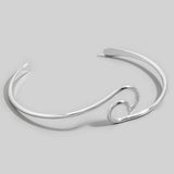 Thin Wave Cuff Bracelet