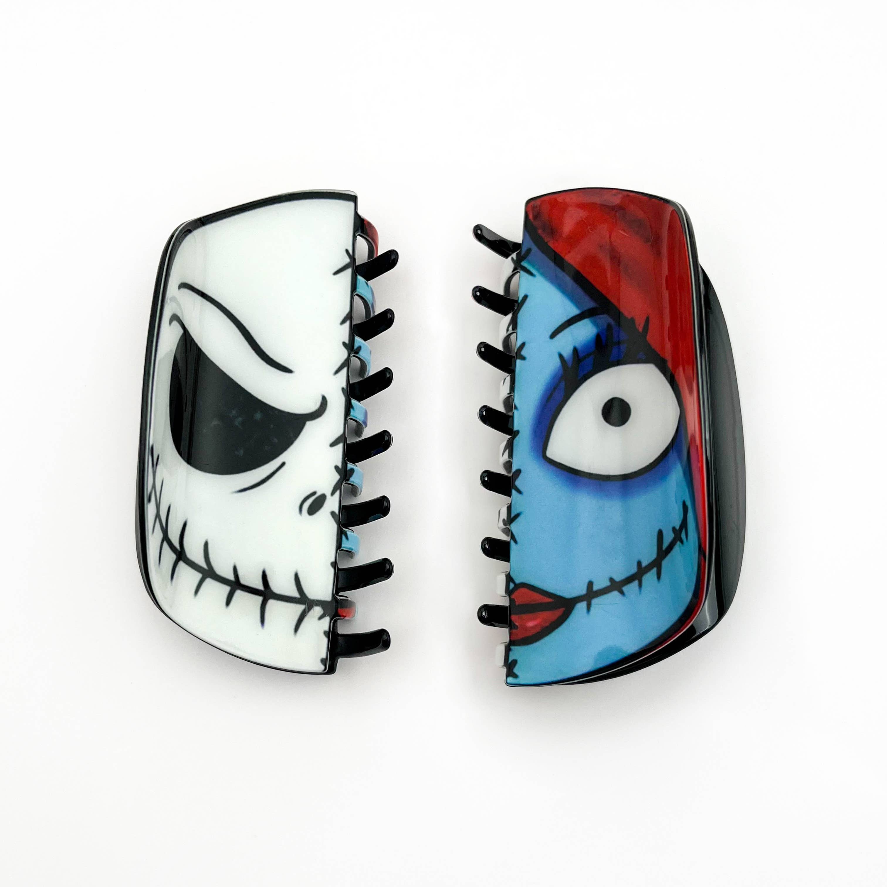 Halloween Ghost & Monster Print Claw Clip – Spooky Fun
