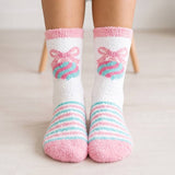 Nutcracker Plaid Dot Cozy Socks Set Dozen Pack