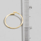 Gold Dipped Open Wrap Cz Ring