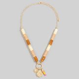 Sealife Charms Beaded Chain Necklace