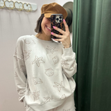 Sea Motif Lounge Sweatshirt
