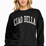 Ciao Bella Black Graphic Sweatshirt