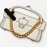Gold Thick Chain Purse Charms