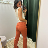 Judy Blue Rust High Rise Flare Jeans