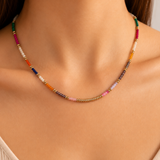Golden Hour Beaded Necklace