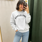 Barcelona Embroidered Crewneck Sweatshirt