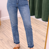 Judy Blue Rigid Magic Released Hem Boyfriend Jean