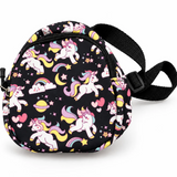 Kids Unicorn Crossbody-Black