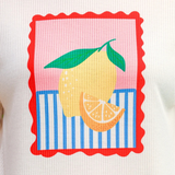 Lemon Coast Waffle Tee