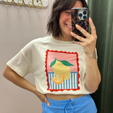 Lemon Coast Waffle Tee