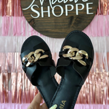 MIA Venetia Chain Slide Sandal