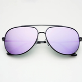 Max Large Black Polarized Freyrs Sunglasses