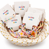 Melody Kids Pastel Flower Bead Bracelets