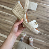 MIA BAROSSA Woven Wedge Sandal