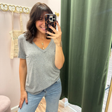 POL Essential V-Neck Tee