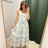 Santorini Sun Midi Dress