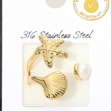 Shoreline Treasure Adjustable Ring