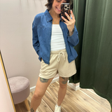 Lightweight Denim Zip Jacket