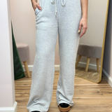 The Everyday Ease Textured Wide Leg Lounge Pants