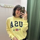 USA Varsity Crewneck Sweatshirt