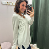 Women’s Relaxed Front Seam Sweater
