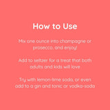 Glitter Sangria Cocktail Mix/Syrup, 16 fl oz