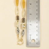 Mixed Stone Toggle Necklace