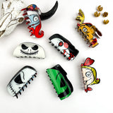 Halloween Ghost & Monster Print Claw Clip – Spooky Fun