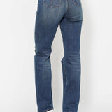 Judy Blue HW Ripped Knee Dad Jean