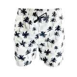 Men's Swim Short-MP185_Blk Palms on White