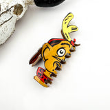 Halloween Ghost & Monster Print Claw Clip – Spooky Fun