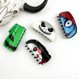 Halloween Ghost & Monster Print Claw Clip – Spooky Fun
