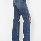 Judy Blue HW Ripped Knee Dad Jean