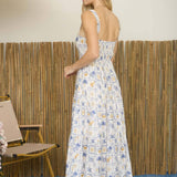 Santorini Sun Midi Dress