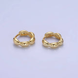 14K Gold Filled 11mm Bubble Cartilage Huggie Earrings | AB1351
