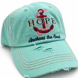 Hope Anchors The Soul Hat