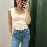 NikiBiki Clean Line Square Neck Top
