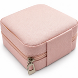 Blush Pink Travel Jewelry Case