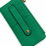 Saige Slim Card Holder Wallet-Green