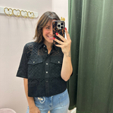 Six Fifty Tove Eyelet Double Pocket Top