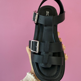Soda Dilia Black Sandal