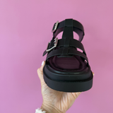 Soda Dilia Black Sandal