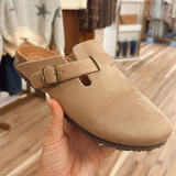 Regis Suede Slip On Clog