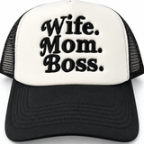 Wife. Mom. Boss. hat